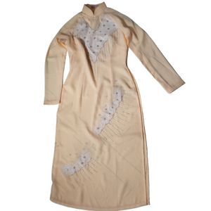 NHA MAY TOAN MY Vietnam Dressmaker Attire Handpainted‎ Handmade Pant Set